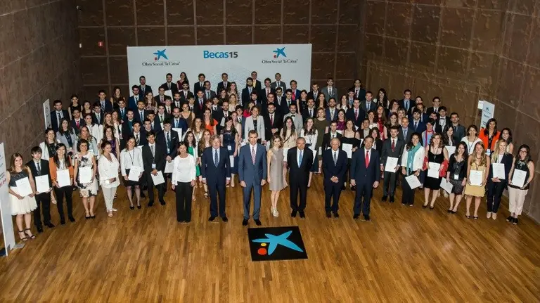 Foto Entrega Becas la Caixa.