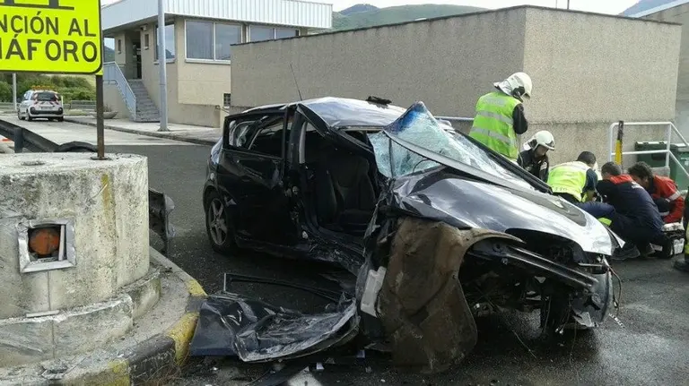 Estado en el que ha quedado el vehículo en el que viajaba el fallecido. 