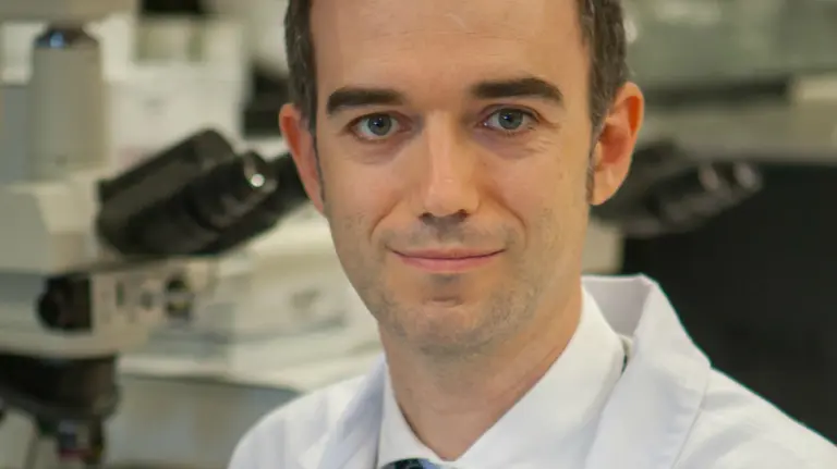 El pamplon&eacute;s Daniel Ajona, cient&iacute;fico del Centro de Investigaci&oacute;n M&eacute;dica Aplicada (CIMA) de la Universidad de Navarra.