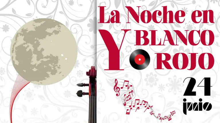 Cartel 'La Noche en Blanco y Rojo'. 1