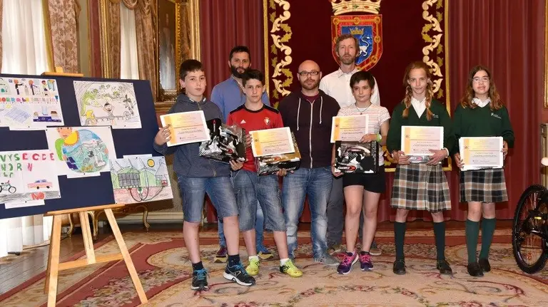 Imagen de la entrega de premios.