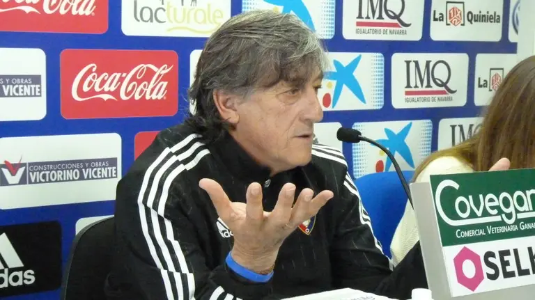 Martín en rueda de prensa.