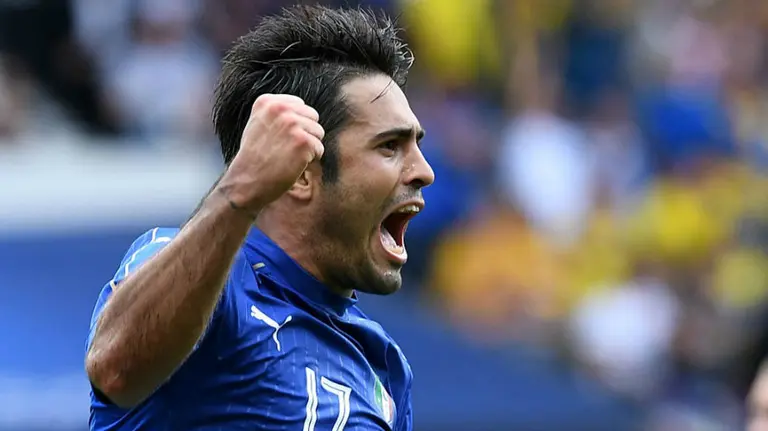 Eder celebra su gol ante Suecia. Foto Uefa.com