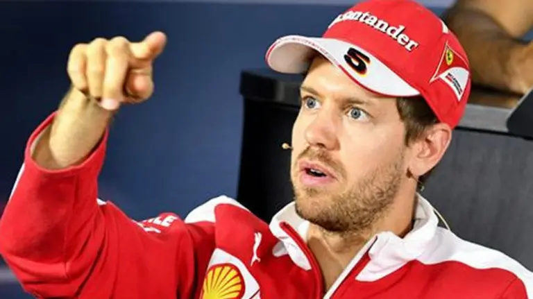 El piloto Vettel. Twitter.