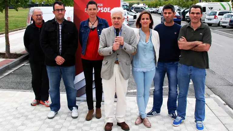 Acto electoral en Sarriguren del PSN.