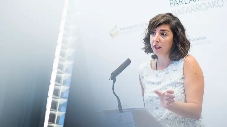 Laura Pérez de Podemos. PABLO LASAOSA 2