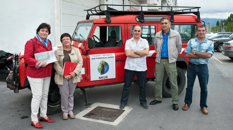 La consejera Beaumont con representantes de Sonage y miembros del Departamento.