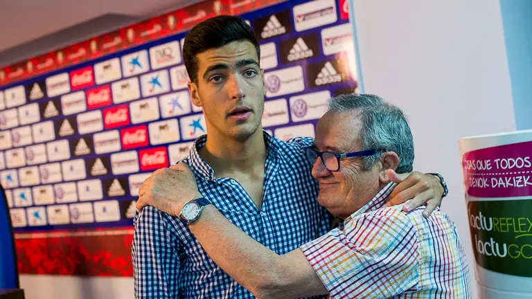 Despedida de Mikel Merino . PABLO LASAOSA