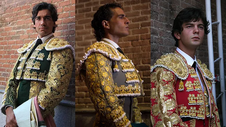 Curro Díaz, Iván Fandiño e Juan del Álamo