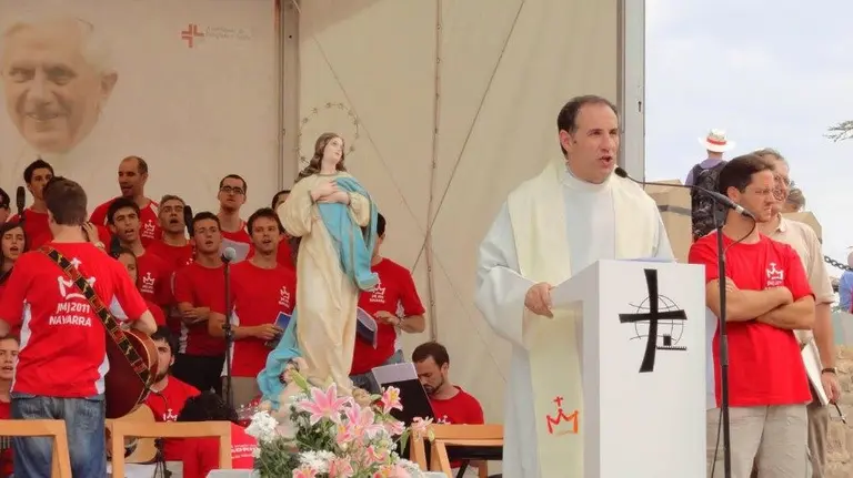 Francisco Javier Leoz, nuevo párroco de San Lorenzo.