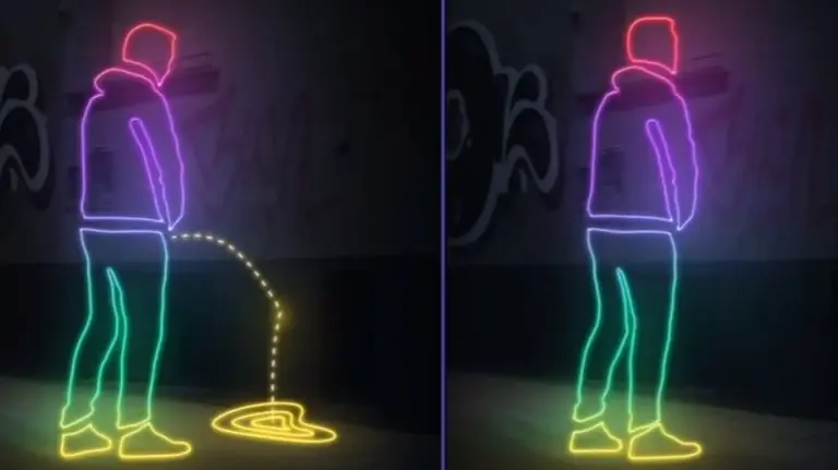 Producto que repele la orina en la vía pública. 