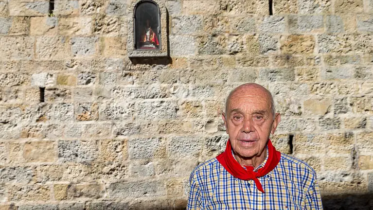 Jesús Ilundain Zaragüeta, El Tuli, es el encargado de lanzar el chupinazo de los Sanfermines 2016. IÑIGO ALZUGARAY (1)