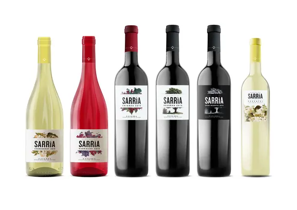 Nuevas etiquetas de la gama tradicional de las Bodegas Sarría.