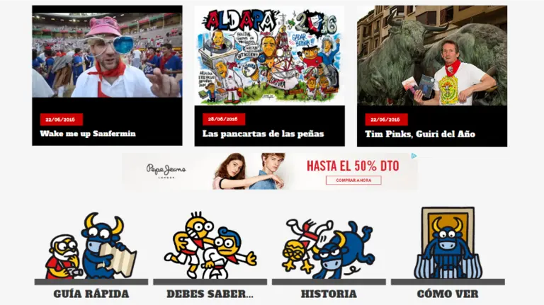 Una imagen de la nueva web que ha estrenado Kukuxumusu. 