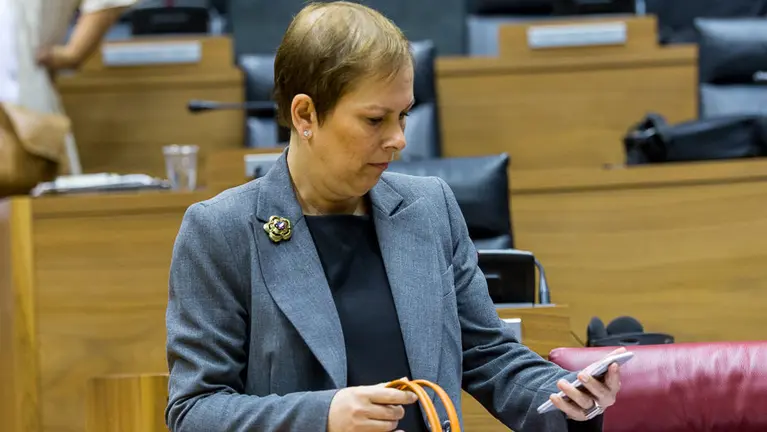 Pleno del Parlamento de Navarra. IÑIGO ALZUGARAY