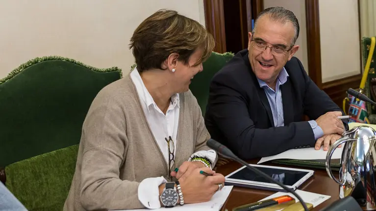 Debate sobre el Estado de la Ciudad en el Ayuntamiento de Pamplona. IÑIGO ALZUGARAY