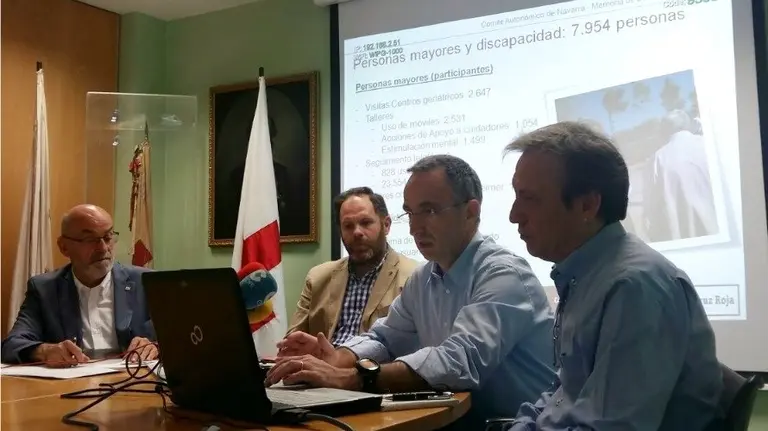 Cruz Roja Navarra ha presentado la Memoria 2015.