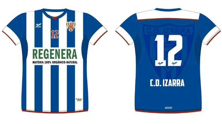 Nueva camiseta del Izarra.