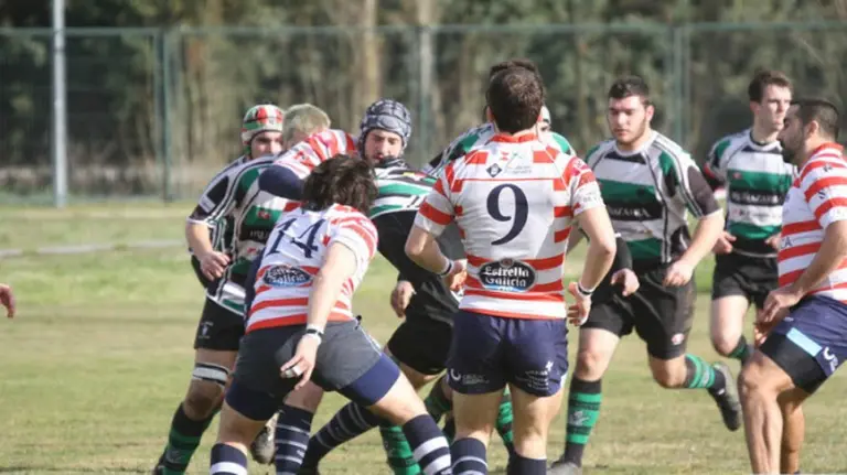 Partido de rugby de La Única. Foto federación navarra.