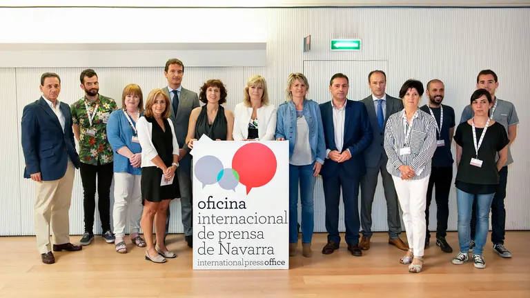 Apertura oficial de la Oficina Internacional de Prensa San Fermín.