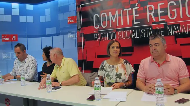 Chivite, durante su discurso en la apertura del Comité Regional (EP).