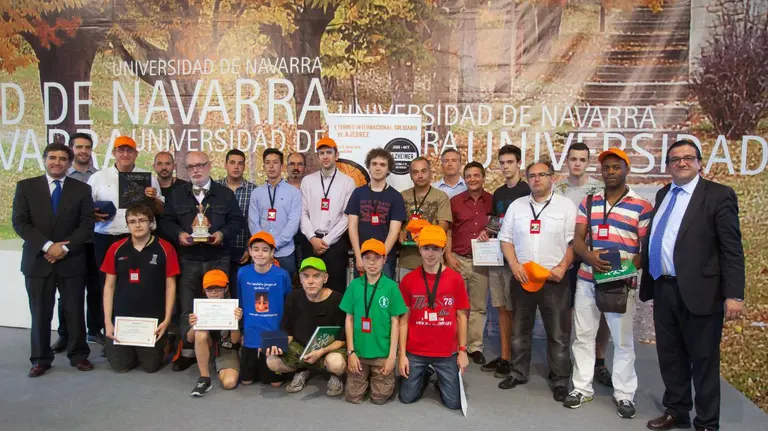 Ganadores I Torneo Internacional Solidario de Ajedrez en favor de la enfermedad de Alzheimer.