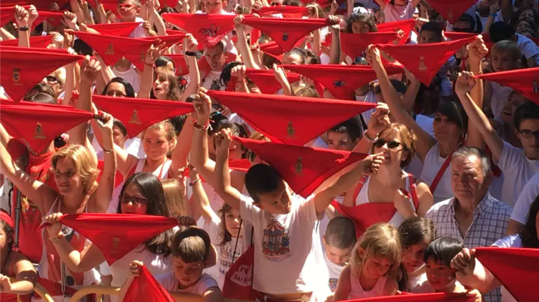 Chupinazo 2016 desde Paseo Sarasate