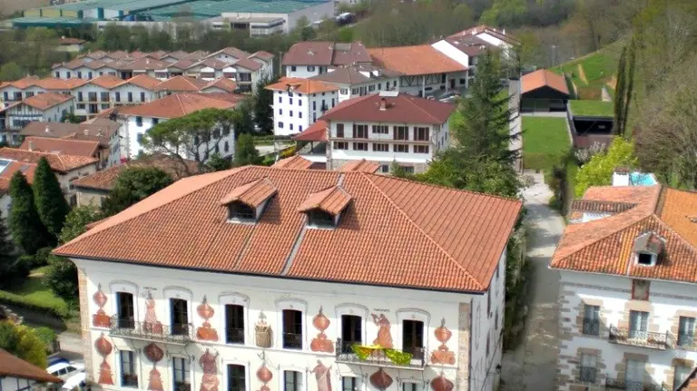 Vista de la localidad de Bera de Bidasoa.