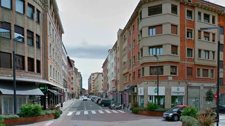 Vista de la calle de Paulino Caballero donde ha tenido lugar la agresión.