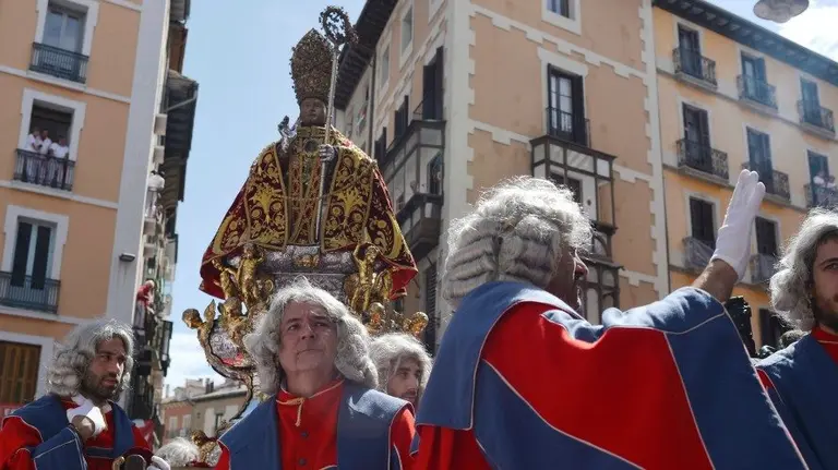 Procesión de San Fermín 2016. REUTERS