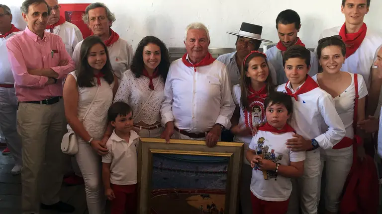 Entrega del premio Carriquiri a la gandería de José Escolar por su toro Costurero. I.M.M (4)