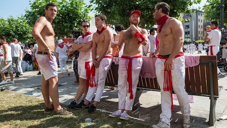 Los mejores momentos del ambiente del sábado 9 julio en San Fermín. DANIEL FERNÁNDEZ