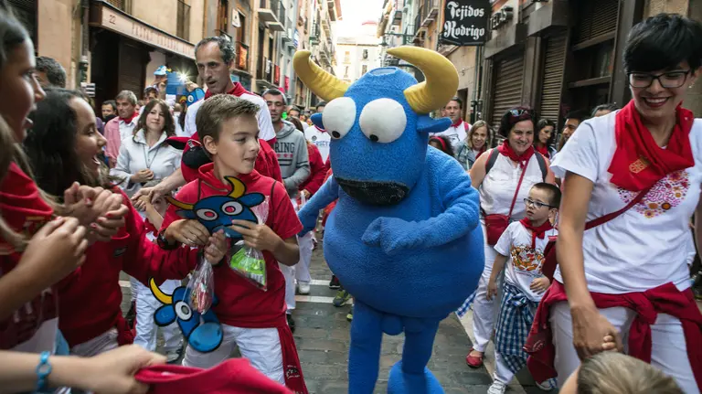 Encierro de Testis (Kukuxumusu) 12 de Julio del 2016