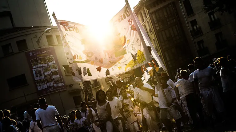 El ambiente en las calles de Pamplona durante las últimos días de Sanfermines DANIEL FERNÁNDEZ (11)