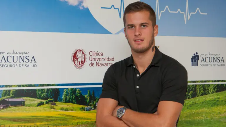 Goran Causic es el tercer fichaje de Osasuna. Foto web Osasuna.