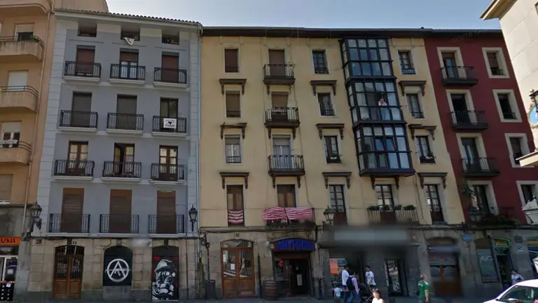 Lugar de los hechos en la Calle Iturribide de Bilbao