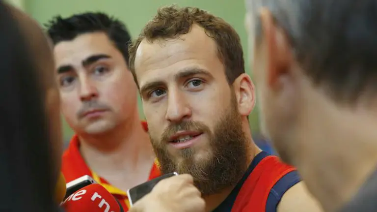 Sergio Rodríguez con la selección. Efe.