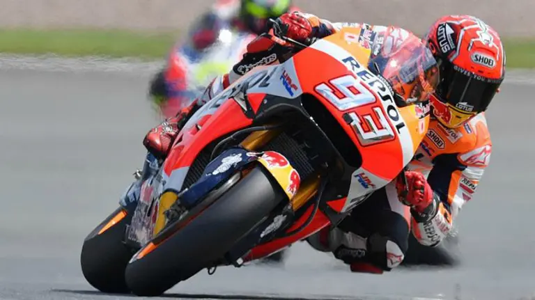 Marc Márquez en carrera. Efe.