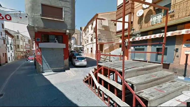 Calle Mayor de San Adrián donde tuvieron lugar los hechos.