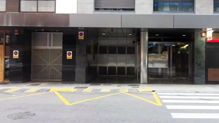 Vista de la calle Paulino Caballero de Pamplona cerca de la avenida de Roncesvalles, donde ocurrieron los hechos el 7 de julio.   (4)