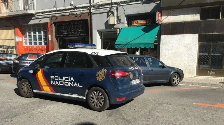 Un vehículo de la Policía Nacional.