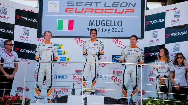 Mikel Azcona vence en Mugello.