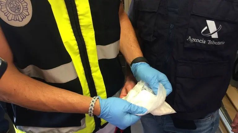 En la operación colaboraron la Policía Nacional y Vigilancia Aduanera de la Agencia Tributaria en Navarra