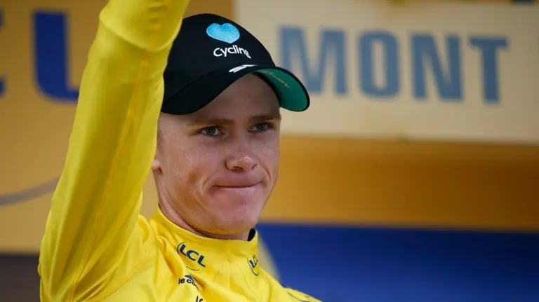 -El ciclista británico Christopher Froome del equipo Sky. EFE. KIM LUDBROOK