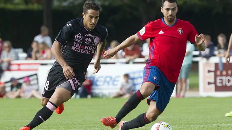 Derrota de Osasuna en Touluse en el primer partido de la pretemporada en Hendaya. CA OSASUNA (4)