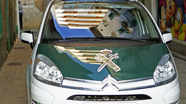 Un vehículo de la Guardia Civil.