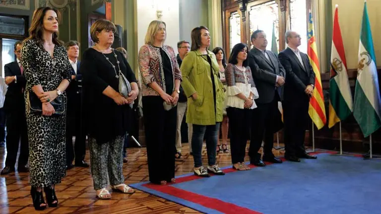 Conferencia de Presidentes de Parlamentos Autonómicos (Coprepa) celebrado en la Junta General del Principado de Asturias en Oviedo. EFE