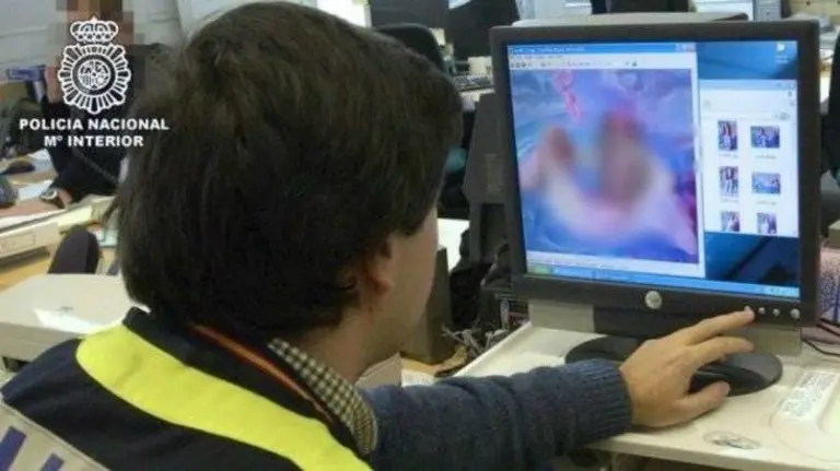 La Brigada Central de Investigación Tecnológica llevó a cabo la operación. EFE