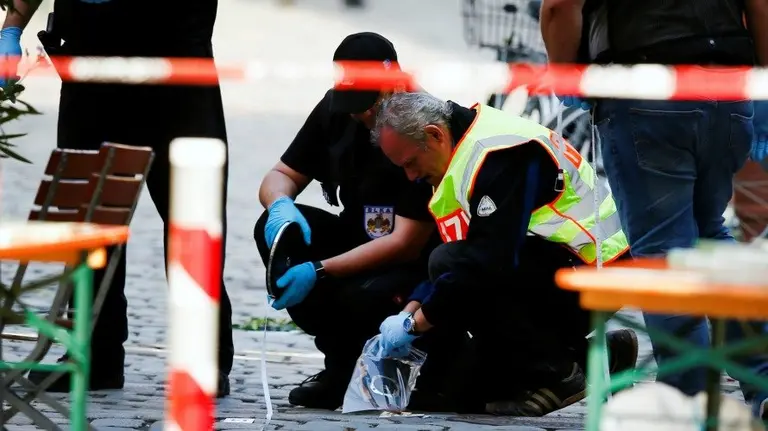 Explosión en Ansbach, Alemania. REUTERS.Michaela Rehle