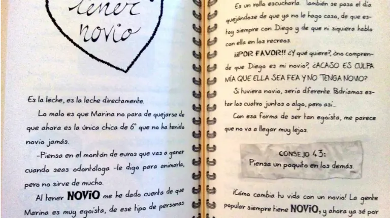 Parte del libro del que se pide su retirada por ser machista. 
